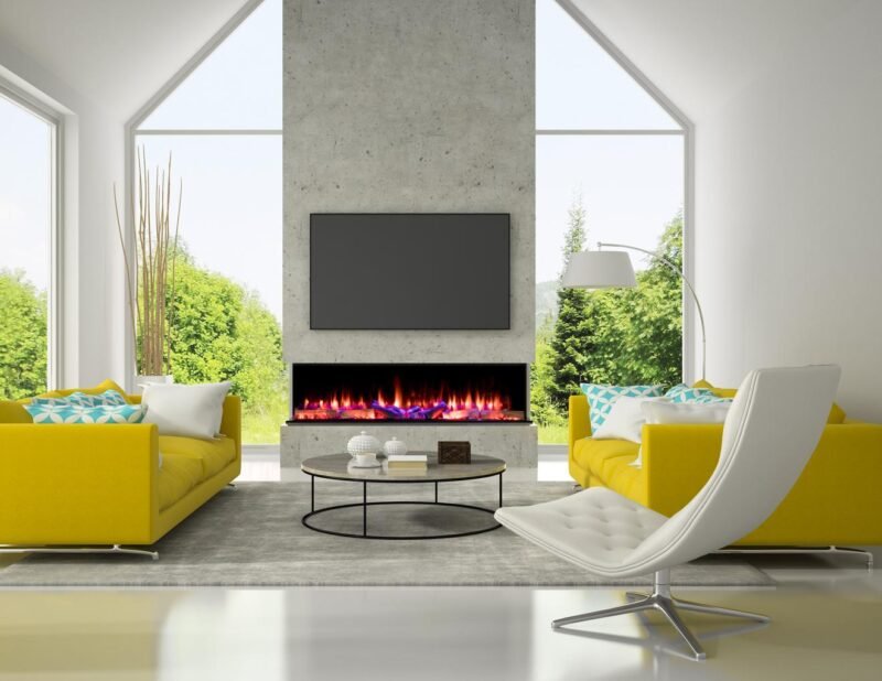 Iconic 2000 Landscape Electric Fire