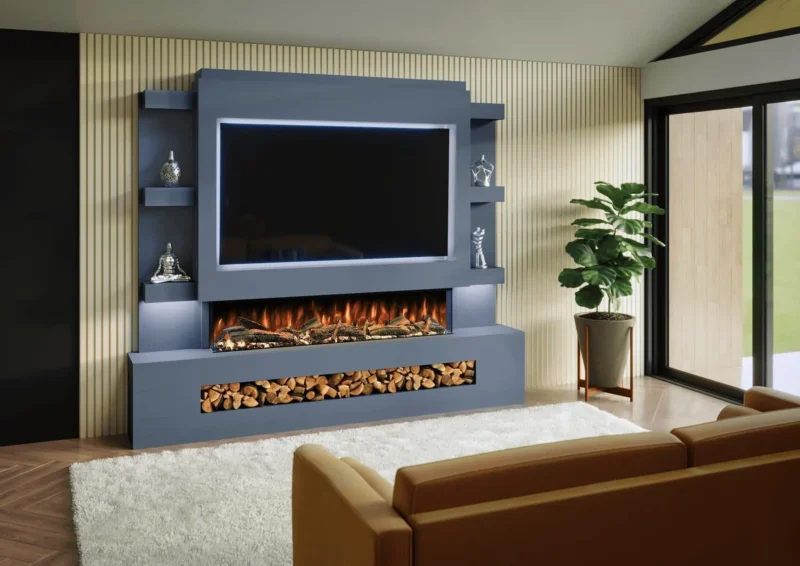 Evolution Pre Built Media Wall Fireplace Fifteen - Image 2